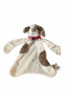 2016 Maison Chic Max The Puppy Pacifier Loop Lovey Security Blanket 10"